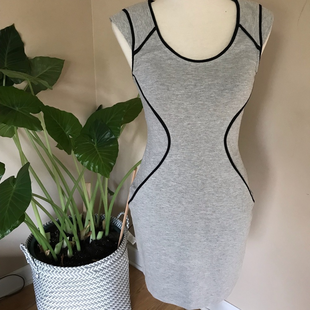 Express gray mini dress